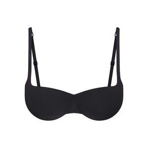 Skims Ultimate Balconette Push Up Black Bra
